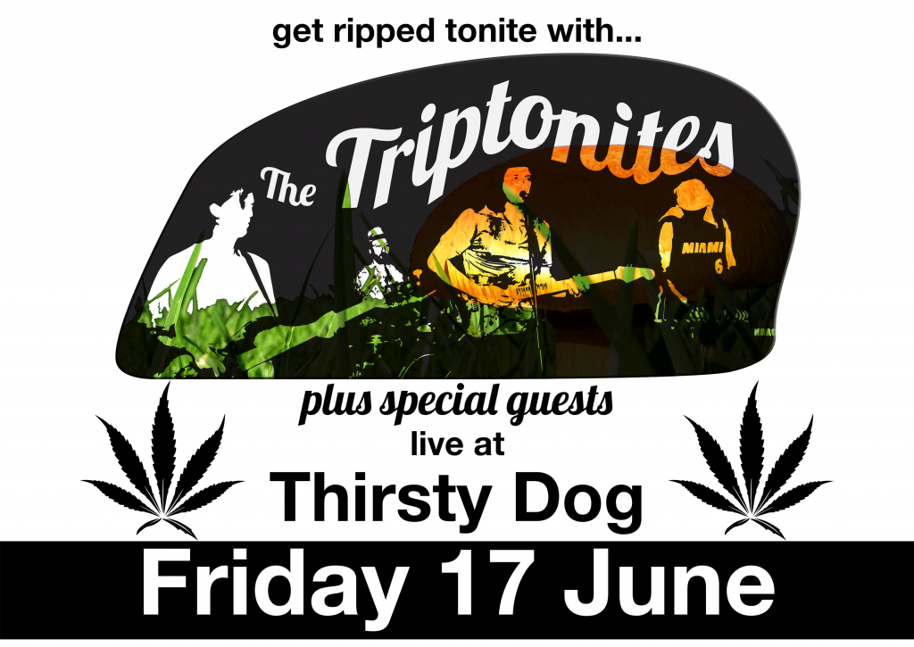 Get ripped tonite with The Triptonites at Thirsty Dog - Friday 17 June